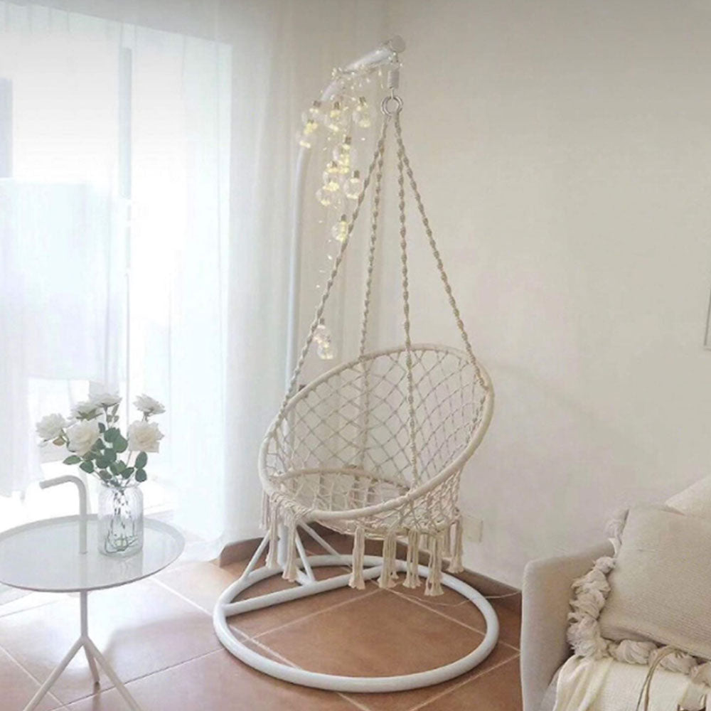 White Woven Hammock Chair